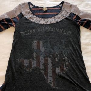 Free People we the free love me lace graphic tee